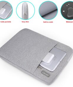 Lacdo 11 inch Chromebook Case Laptop Sleeve for 11.6" Samsung Lenovo Dell Acer Chromebook R11 | ASUS C202 | HP Stream/ProBook | 11.6" MacBook Air | Surface Pro X 7 6 Water Repellent Computer Bag, Grey 20 71lNsfVlYBL