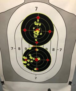 Splatterburst Targets - 8 inch Stick & Splatter Self Adhesive Shooting Targets - Gun - Rifle - Pistol - Airsoft - BB Gun - Pellet Gun - Air Rifle - Made in USA 100 pack 42 71lPWXAyuL