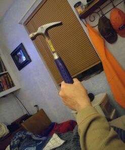 ESTWING Hammer - 16 oz Straight Rip Claw with Smooth Face & Shock Reduction Grip - E3-16S 16 oz (Ounces) 18 71lPeRsToEL