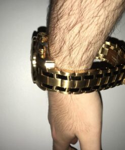 Invicta Men's Pro Diver Collection Chronograph Watch 48 mm Gold 43 71lPjGf4opL