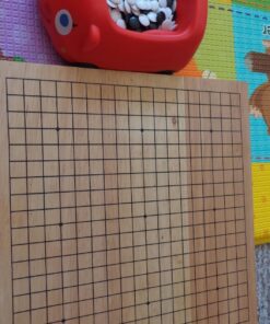 Go Set with Natural Wood Board | Portable 29 x 29cm (11.4" x 11.4") Set | Complete Set of 361 Stones | 19x19 Grid Layout, Portable Size for Travel | 2-Player - Classic Chinese Strategy Board Game 11 71lPv4hJdML