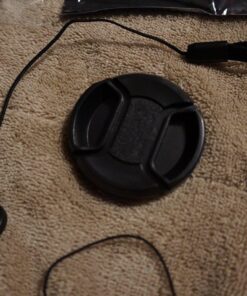 49mm Lens Cap Bundle - 4 Snap-on Lens Caps for DSLR Cameras - 4 Lens Cap Keepers - Microfiber Cleaning Cloth Included - Compatible Nikon, Canon, Sony Cameras (49mm) 49mm 19 71lRb5R1aOL
