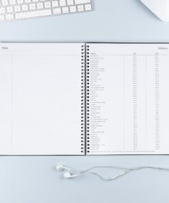 Blue Sky 2024 Weekly and Monthly Planner, January - December, 8.5" x 11", Flexible Cover, Wirebound, Enterprise (144725) 8.5" x 11" New Version 17 71lS2kdQ0qL