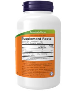 NOW Supplements, Slippery Elm Powder (Ulmus rubra), Non-GMO Project Verified, Herbal Supplement, 4-Ounce 10 71lS91FRXjL