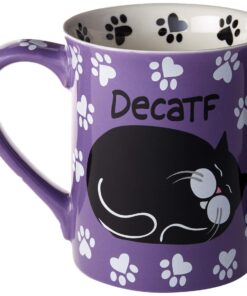 Alternative view of Our Name is Mud “Catffeine” Stoneware Mug, 16 oz.
