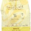 Belgian White Chocolate Baking Callets (Chips) - 1 bag, 5.5 lbs 5.5 Pound (Pack of 1) 30 71lSoje8pkL