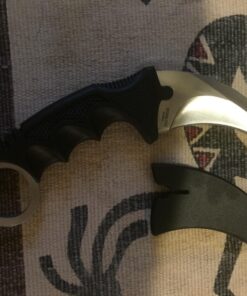 Vulcan Gear Tactical Hawkbill Karambit Knife with Sheath and Cord Silver blade 1. Silver 64 71lSxNnrpL