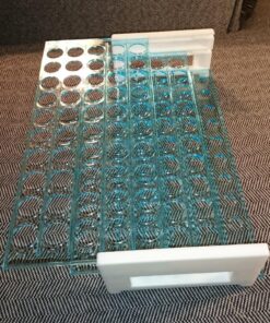 Karter Scientific 208U2 Plastic Test Tube Rack for 15/18 mm Tubes, Holds 50, Detachable (Single) PACK OF 1 34 71lT406wR0L