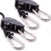 Apollo Horticulture GLRP14 1/4" Grow Light Heavy Duty Adjustable Rope Hanger with 8 Feet Braided Rope at 300 lbs Capacity per Pair Pair of 1/4" 40 71lT9VcR3FL
