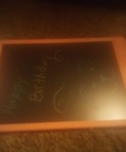 TEKFUN LCD Writing Tablet Doodle Board, 10inch Colorful Drawing Tablet Writing Pad, Girls Gifts Toys for 3 4 5 6 7 Year Old Girls Boys (Pink) Pink 10in 51 71lT9r3L39L