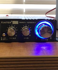Kinter K2020A+ Limited Edition Original Tripath TA2020-020 Class-T Hi-Fi Audio Mini Amplifier with 12V 5A Power Supply Black 87 71lTIB6GqTL