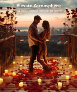 Homemory 12-Pack Flameless LED Tea Lights Candles Battery Operated, 200+Hour Fake Electric Candles TeaLights for Votive, Aniversary, Wedding Centerpiece Table Decor, Funeral, Halloween, Christmas Warm White Glow, White Base Pack of 12 27 71lTd4wlfnL