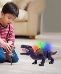 Windy City Novelties Light-up Walking Dinosaur Toy with Sound - Perfect for Boys & Girls Ages 2-8 20 71lU3XcSnVS
