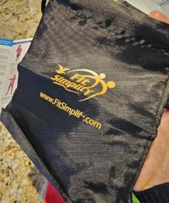 Fit Simplify Resistance Loop Exercise Bands with Instruction Guide and Carry Bag, Set of 5 Assorted 39 71lUXTPVlHL