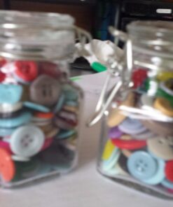 Scrambled Assortment Bag of Buttons for Arts & Crafts, Decoration, Collections, Sewing, and More! (100 Pack) 34 71lUYevdhjL