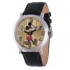 Disney Mickey Mouse Adult Vintage Articulating Hands Analog Quartz Watch Silver, Black 33 71lV7KWqa0L