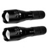 2 Pack LED Tactical Flashlight Water Resistant Military Grade 2000 Lumens 5 Modes Zoom Function Ultra Bright Torch 2 pack 41 71lV9qD8fUL