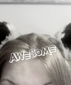 Happylifehere Cat Fox Ears Kitty Costume Halloween Cosplay Fancy Dress Black with gray Kits 17 71lWEJDiC L