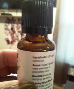 NOW Essential Oils, Cypress Oil, Balancing Aromatherapy Scent, Steam Distilled, 100% Pure, Vegan, Child Resistant Cap, 1-Ounce 37 71lWSsNK5xL