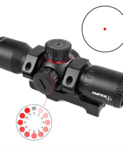 Sniper RD35L Compact Scope Red Dot, Precision Lens,11 Level Brightness, 35mm Scope Tube, Ring Mount Included 20 71lWXWsLlL