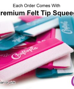 Craftopia transfer paper tape roll 6 inch x 50 feet clear with blue alignment grid, 10 bonus ft perfect for cricut cameo self adhesive vinyl for signs stickers decals walls doors windows 6" x 50' 20 71lWgYLFbfL