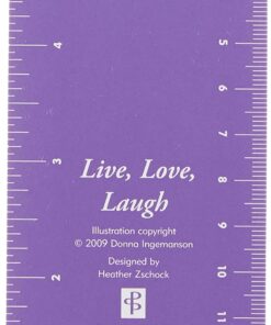 Alternative view of Live, Love, Laugh Beaded Bookmark