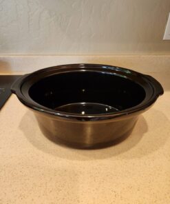 Hamilton Beach 6-Quart Slow Cooker with 3 Cooking Settings, Dishwasher-Safe Stoneware Crock & Glass Lid, Silver (33665G) 43 71lWpIflM3L