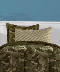 Dream Factory Boys Army Green Desert Camo Comforter Set, Multi, Twin 26 71lXRGu6jGS 1