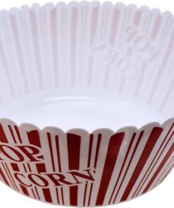Set of 4 Popcorn Serving Bowls - Large Size 10" X 4.75"- Popcorn Tub - Contains 4 Containers 6 71lYWgQCB2L
