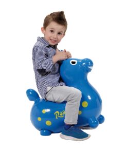 GYMNIC - Rody Bounce Horse, Hopping Ride on Horse for Toddler, Inflatable Horse, Bouncy Animals for Toddlers and Children, Outdoor Toys, Blue 10 71lYXqGukCL