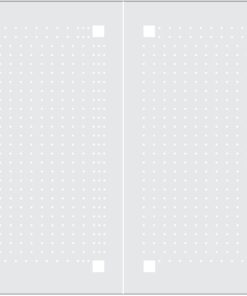 Alternative view of Leuchtturm Whitelines Link Medium Dotted Notebook [Black with Orange]