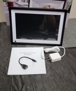 10.1 inch WiFi Digital Picture Frame, 32GB Smart Digital Photo Frame with WiFi Share Photo Video via Frameo App 10.1" Black 53 71lYo0b0TWL