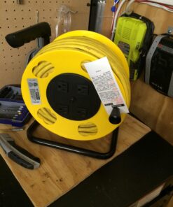 Bayco SL-2000PDQ 4 Plug Cord Reel, Yellow & Black 43 71lZdqMKapL 1
