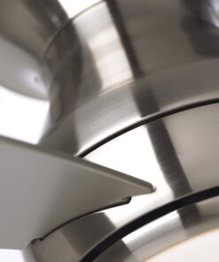 Emerson Curva Sky LED Indoor Curva Sky 52-inch Modern Ceiling Fan, 3-Blade Ceiling Fan with LED Lighting and 6-Speed Remote Control,Brushed Steel (LED Light) Brushed Steel 52 Inch 13 71lagNb7mzL