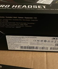 Acer Nitro Gaming Headset II: 50mm Drivers | Retractable Omni-Directional Noise-Canceling Microphone with On-Cable Controls | Over-Ear Design with RGB Lights Nitro Headset II 31 71lanBzyZAL