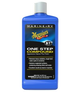 Meguiar's M6732 Marine/RV One Step Compound - Marine and RV Restorer That Removes Heavy Oxidation and Scratches While Restoring Gloss - 32 Oz One-Step Compound (32 Oz) 39 71lbCNeUmGL