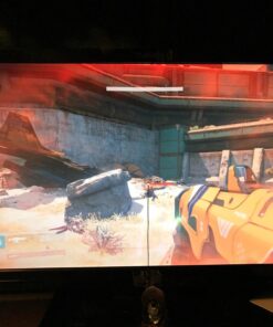 Hipshotdot PRO Color and Brightness Control Dot LED Aim Assist Mod for Gaming TV Compatible with Xbox, Playstation, Nintendo and PC - Works with All Shooter Video Games and FPS or TPS Hipshotdot 40 71lbeyzCWL