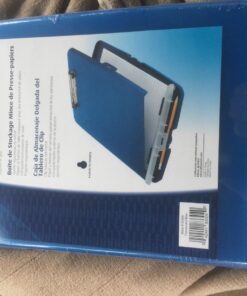 Officemate OIC Slim Clipboard Storage Box Blue 59 71lbzNRM3XL