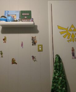 RoomMates RMK2780SCS Nintendo Zelda: Ocarina Of Time 3D Peel and Stick Wall Decals Zelda 3D Decals 29 71lcC h2omL