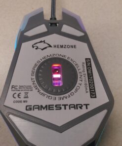 VersionTECH. Wired Gaming Mouse, Computer Mouse Ergonomic Mice with 7 LED Lights RGB Backlit, 6 Programmable Buttons, 4 Adjustable DPI for Laptop PC Gamer Desktop Chromebook Mac Games-White white 44 71lcF6Un2CL