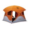 Gazelle Tents T4 Hub Tent, Easy 90 Second Set-Up, UV Resistant, Removable Floor, 4-Person, Orange, 78"x 94" x 94" 22272 T4 Orange/Grey 21 71lcuZwHodL