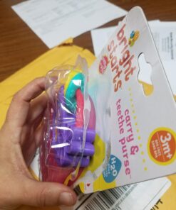 Bright Starts Carry & Teethe Purse Chillable Teether Toy, Ages 3 months +, Pretty in Pink 36 71lcziwpmrL