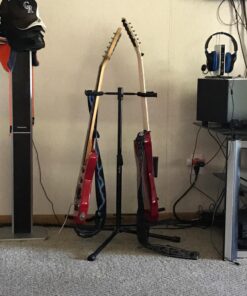 Gator Frameworks Adjustable Double Stand Holds Two Electric or Acoustic Guitars (GFW-GTR-2000) Double Guitar 36 71ldKO4d7WL