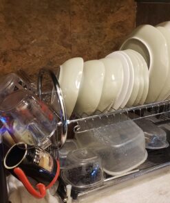 Better Chef 16-inch H Dish Rack, Chrome-Plated (93575780M) S-Shape 44 71leV2PMDL