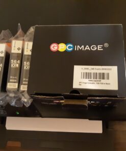 GPC Image Compatible Ink Cartridge Replacement for HP 564XL 564 XL Compatible with DeskJet 3520 3522 Officejet 4620 Photosmart 5520 6510 7520 7525 Printer (4 Black) 29 71leZHrNr0L
