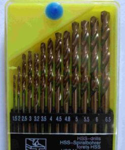 Hymnorq Metric M35 Cobalt Steel Extremely Heat Resistant Twist Drill Bits with Straight Shank Set of 13pcs to Cut Through Hard Metals Such as Stainless Steel and Cast Iron 13pcs(Plastic Case) 24 71lfDScJiUL