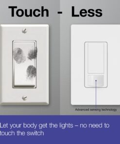 Lutron Maestro Motion Sensor Switch | 2 Amp, Single Pole | MS-OPS2-WH | White 1 Pack 24 71lfIgEOoL