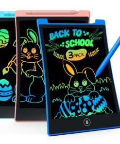 KOKODI Kids Toys 3 Pack LCD Writing Tablet, Colorful Toddler Drawing Pad Doodle Board Erasable, Educational Learning Toys Birthday Gifts for Boys Girls Age 3 4 5 6 7 8, Blue & Pink & Green 8.5 Inch 23 71lg7tmWEL