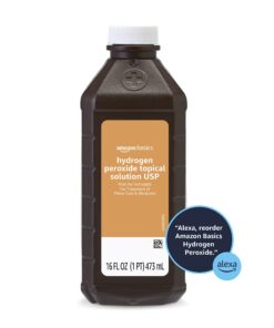 Amazon Basics Hydrogen Peroxide Topical Solution USP, 16 Fl Oz (Pack of 1) (Previously Solimo) 15 71li1R7PJtL
