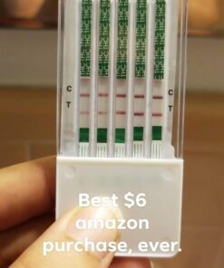 UTest -O-Meter 5 Level THC Home Drug Test | Marijuana Urine Test Kit | Highly Sensitive Testing Strips with Instant Results | 5 Panel Tests 15 ng/mL, 50 ng/mL, 100, 200, & 300 ng/mL (4-Pack) 35 71li20mrfL